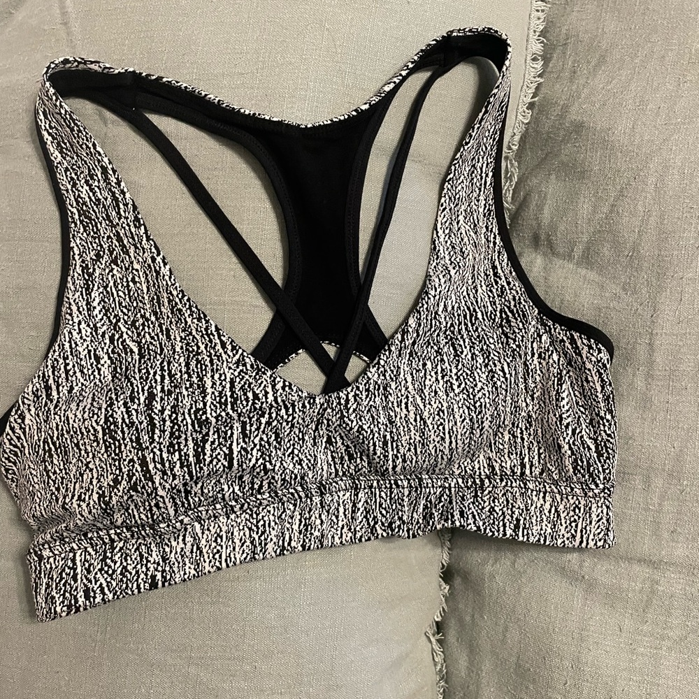 Buffbunny jacquard sports bra L- black